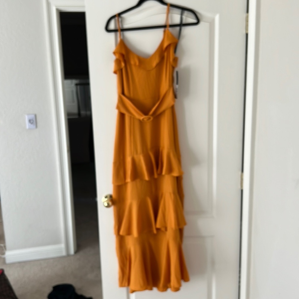 Rachel Roy ruffle maxi dress - nwt